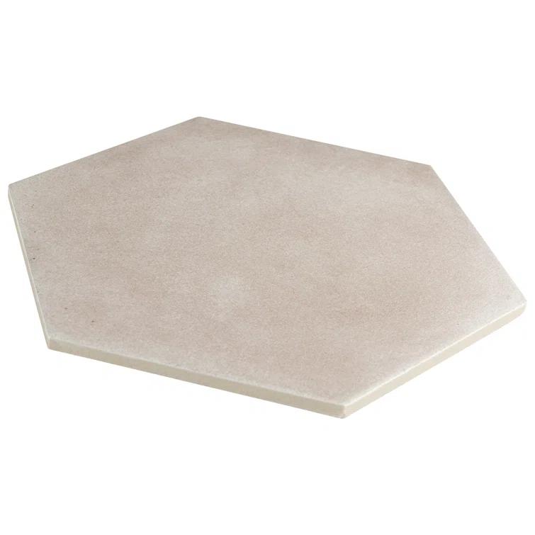 Matter Hex 7.88" x 9" Porcelain Stone Look Floor and Wall Tile