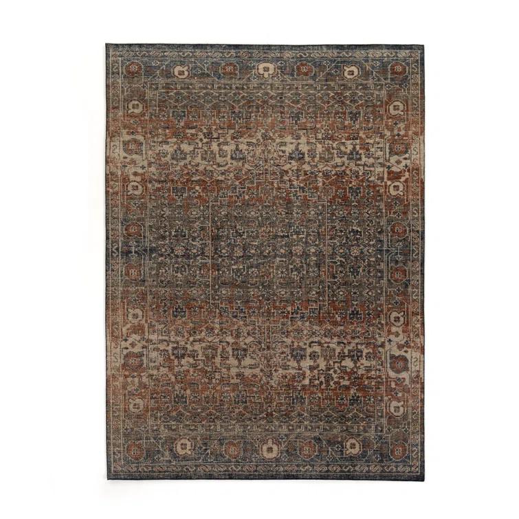 Umer Hand-Knotted Wool-Blend Rug - Brown / 8' x 10'