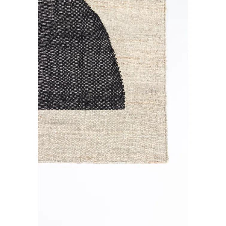 Goubi Black Wool-Viscose 10' x 14' Handmade Area Rug