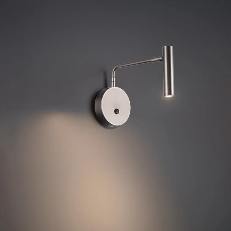 Sprig 4.375" Dimmable LED Reading Light with USB Port, 3000K