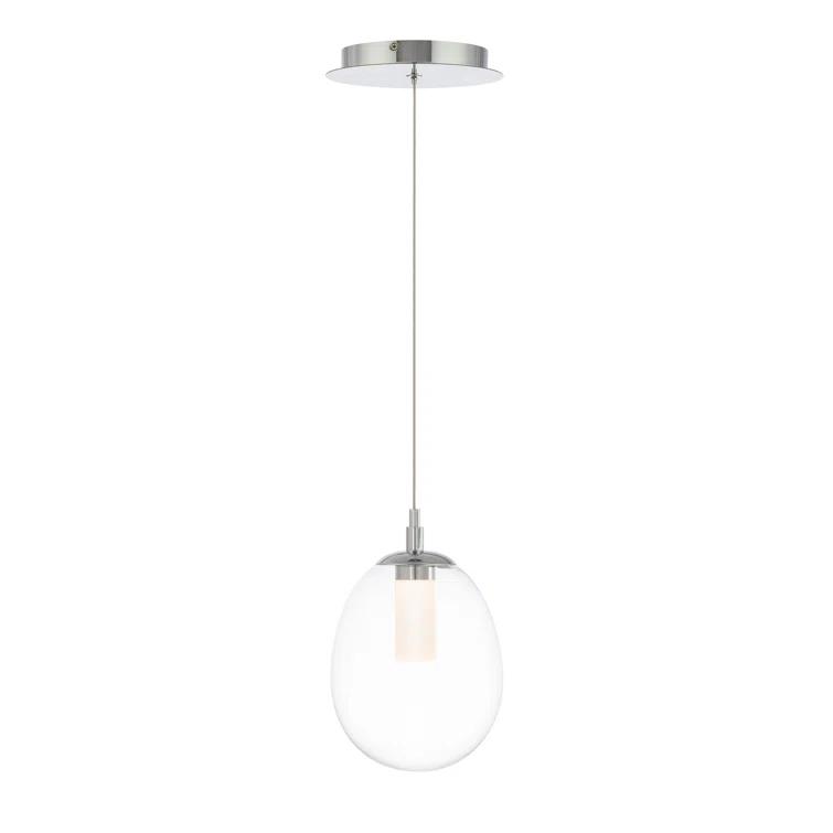 Bolla 1 - Light Chrome LED Single Pendant