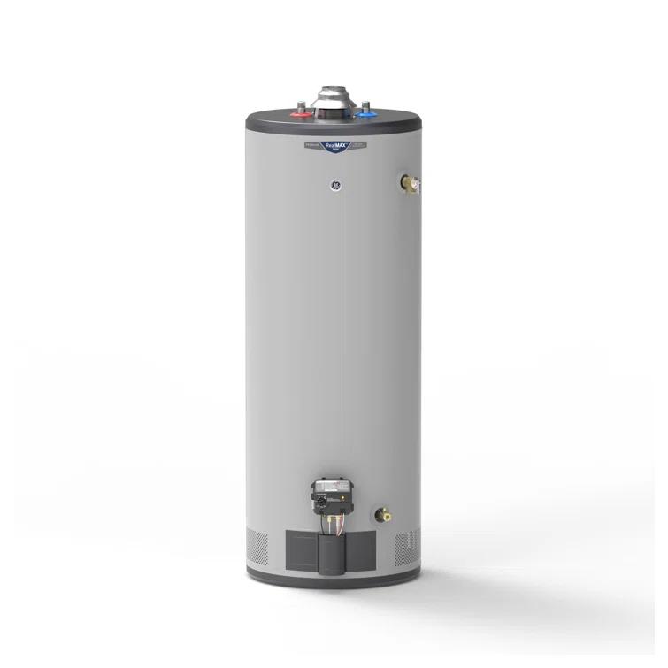GE RealMAX Premium 50-Gallon Tall Natural Gas Atmospheric Water Heater