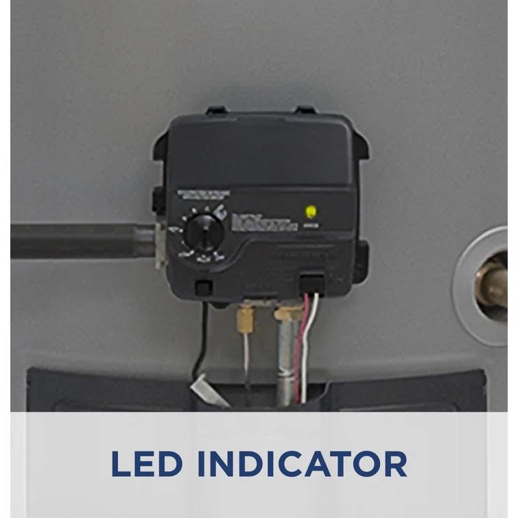 GE RealMAX Premium 50-Gallon Tall Natural Gas Atmospheric Water Heater