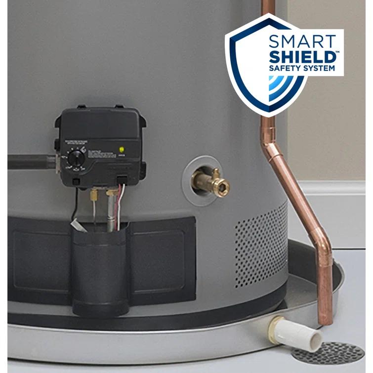 GE RealMAX Premium 50-Gallon Tall Natural Gas Atmospheric Water Heater