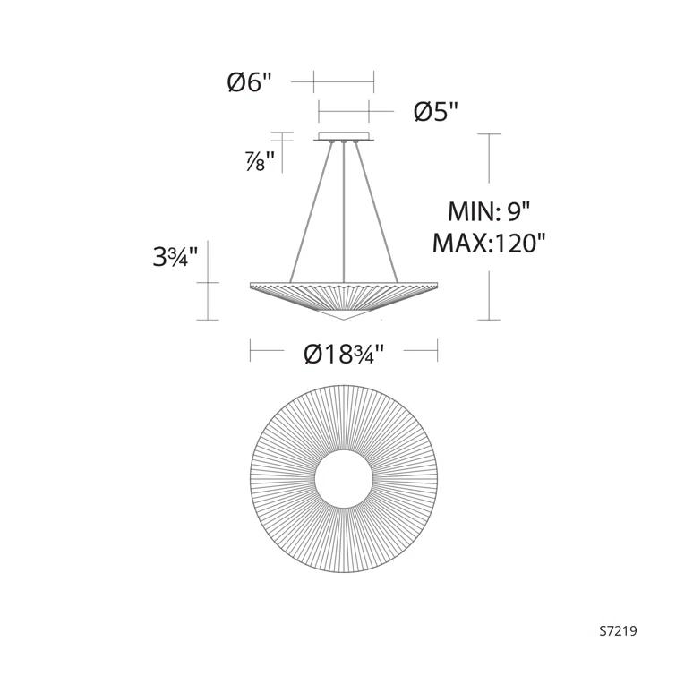 Origami 1 - Light LED Unique/Statement Pendant