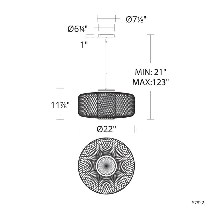 1 - Light LED Single Pendant
