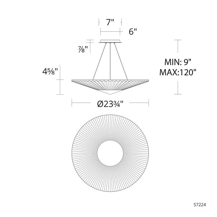 Origami 1 - Light LED Unique/Statement Pendant