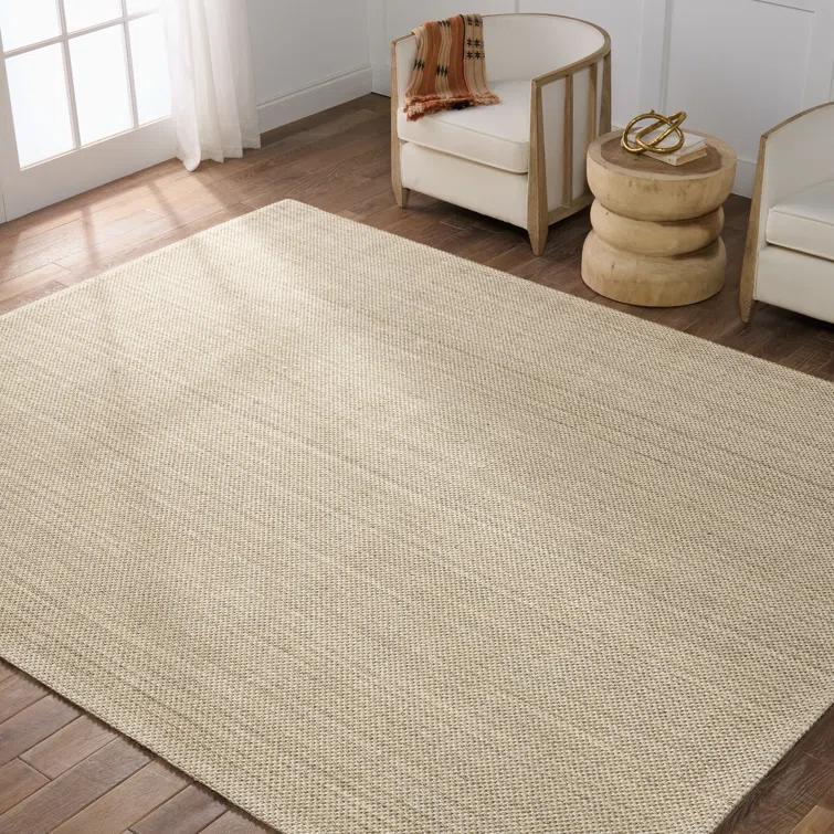 Jaipur Living Neutral 5x8 Area Rug, Solid, White/Taupe