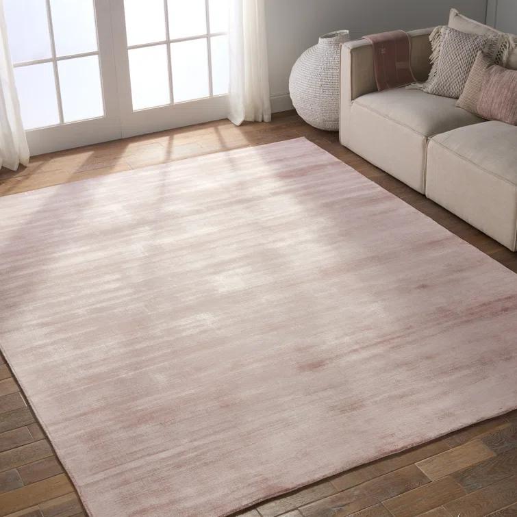 Oath Viscose Pink Rug