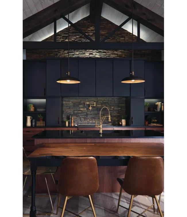 Stainless Steel Pull-Out Spray Kitchen Faucet with Brass Handle