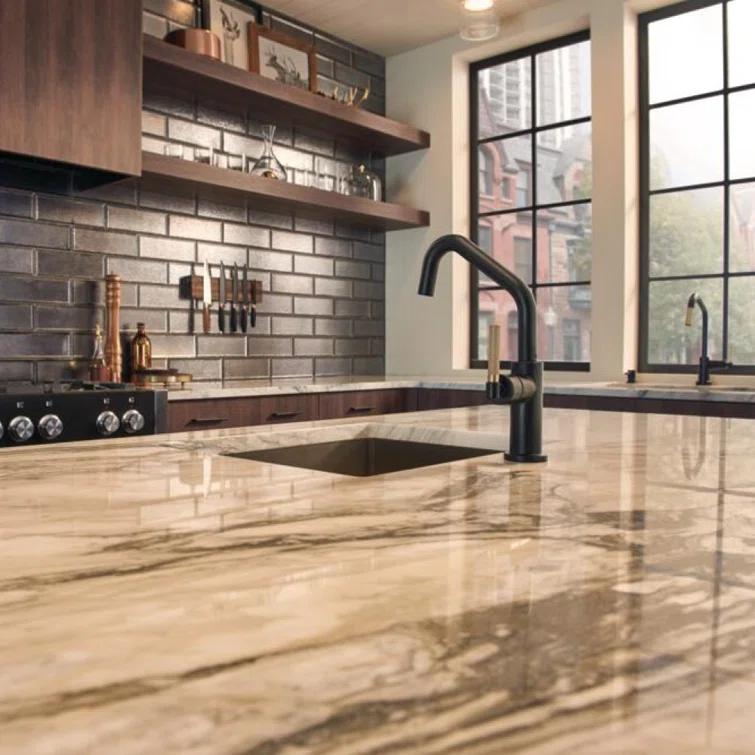 Modern Stainless Steel Pull-Down Kitchen Faucet with SmartTouch