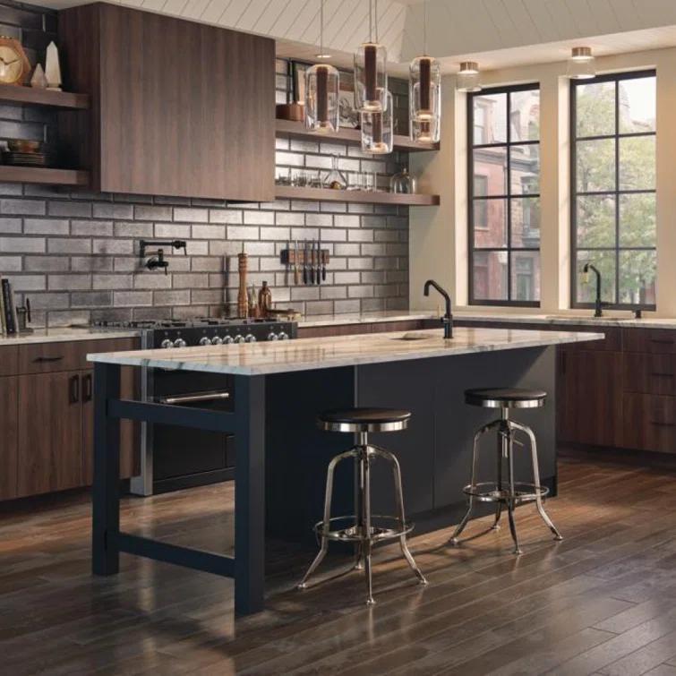 Modern Stainless Steel Pull-Down Kitchen Faucet with SmartTouch