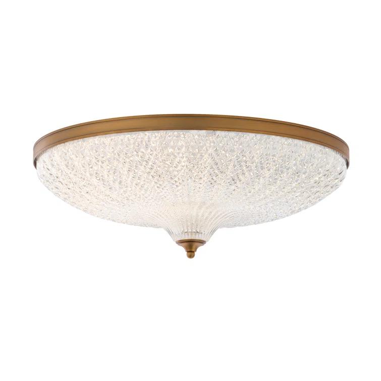 Roma Crystal LED Flush Mount