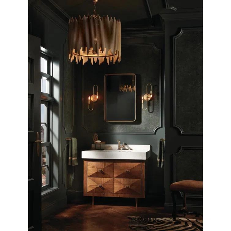 Luxe Steel Modern Wall Mount Mini Towel Bar