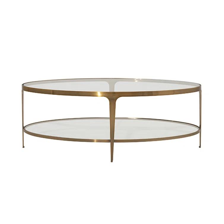 Brando Glass Top Coffee Table