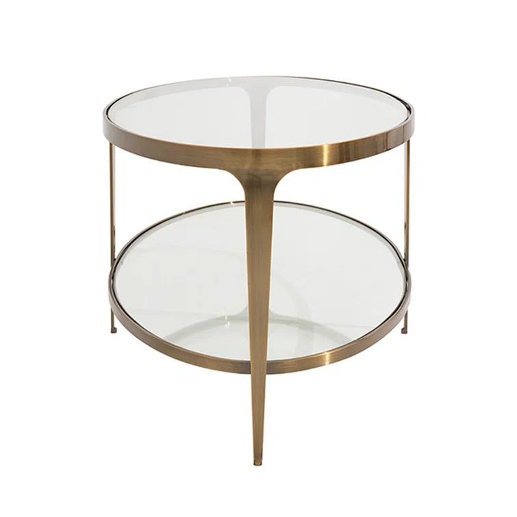 Brando Glass Top Coffee Table