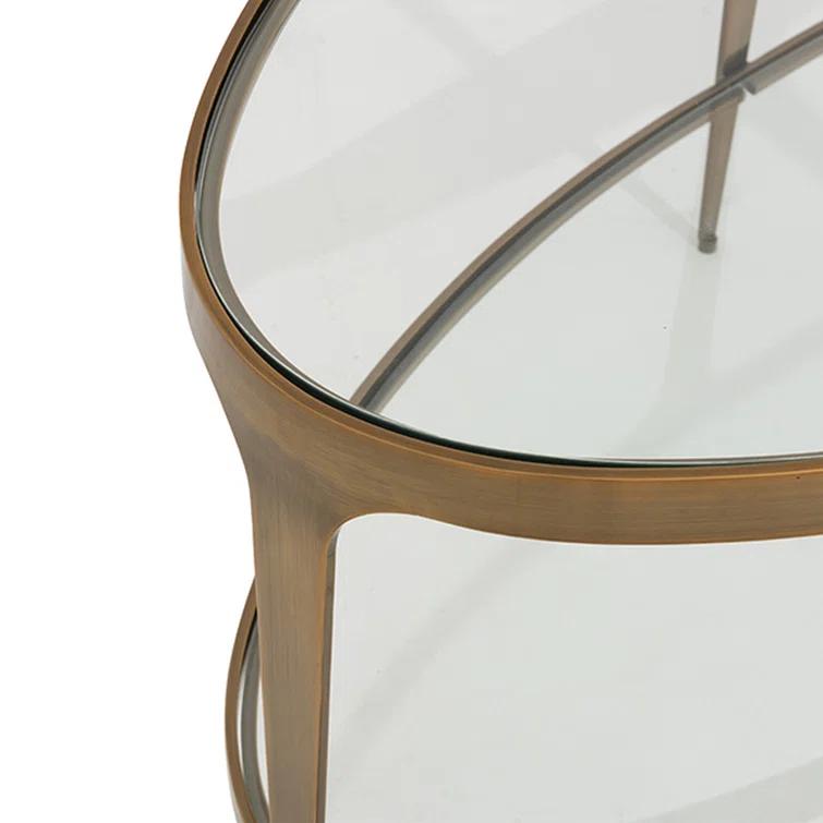 Brando Glass Top Coffee Table