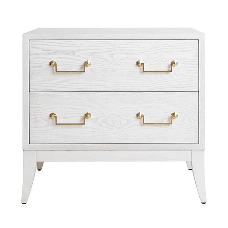 Worlds Away Kenna 30'' W Solid Wood Nightstand