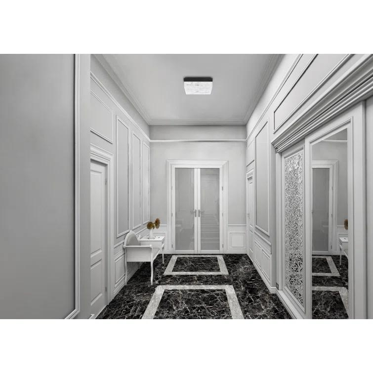 Whisper Crystal LED Flush Mount