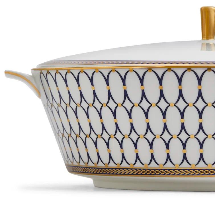 Wedgwood Renaissance Gold Covered Bone China Vegetable Bowl