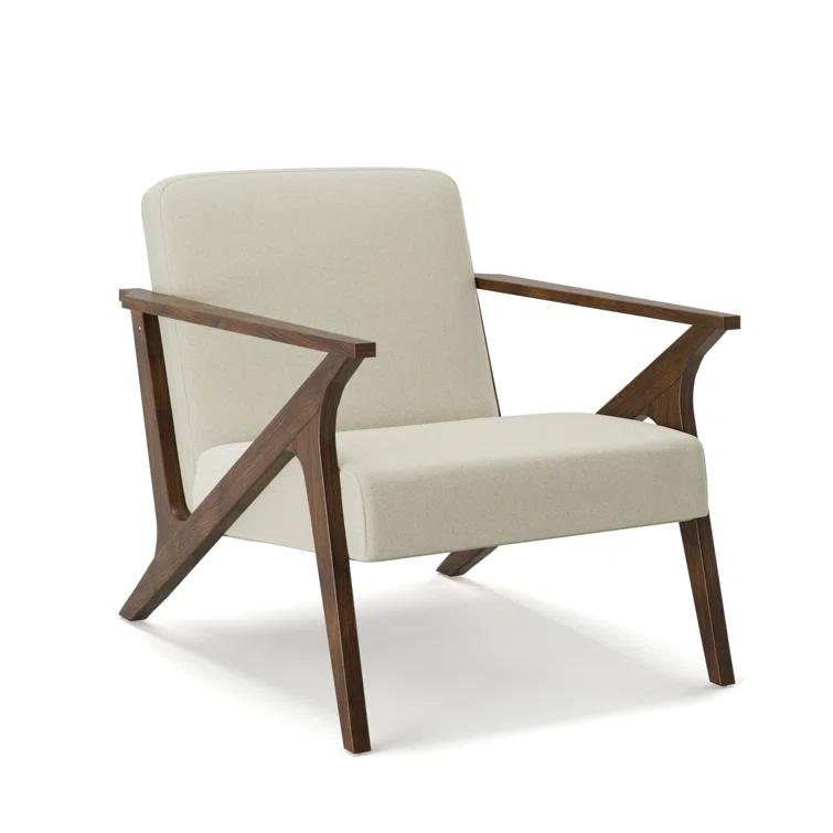 Glenwillow Home 30" Wide Grove MCM Wood Frame Upholstered Accent Chair