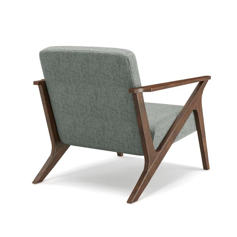 Glenwillow Home 30" Wide Grove MCM Wood Frame Upholstered Accent Chair