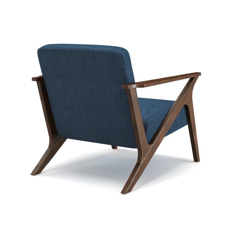 Glenwillow Home 30" Wide Grove MCM Wood Frame Upholstered Accent Chair