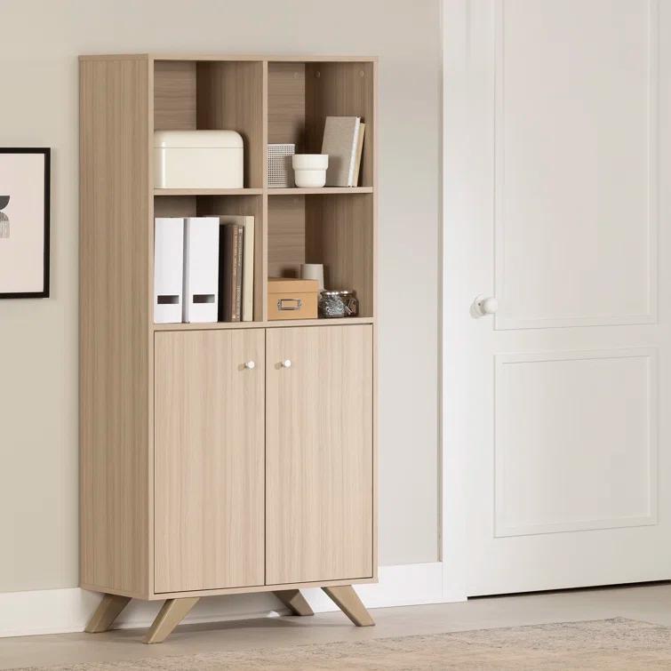 Helsy Bookcase with 2 Doors