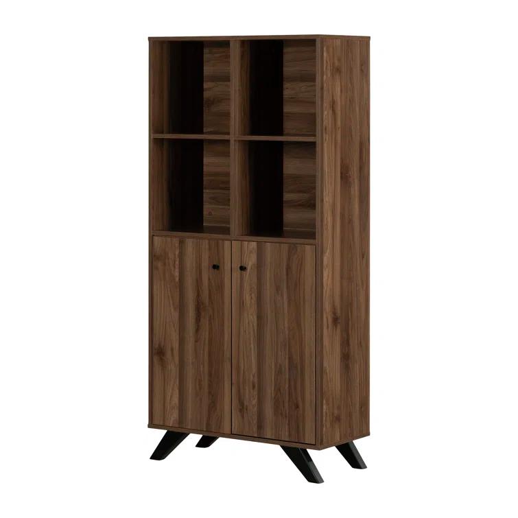 Helsy Bookcase with 2 Doors