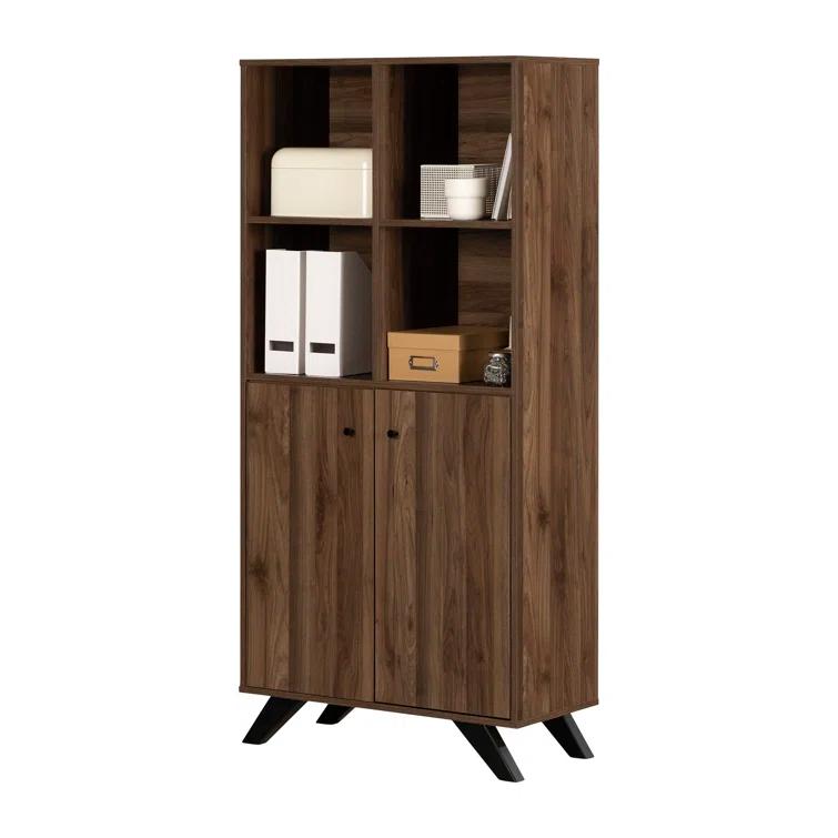 Helsy Bookcase with 2 Doors