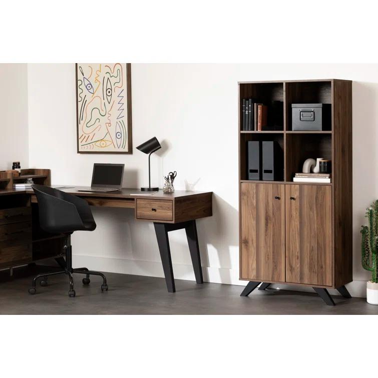 Helsy Bookcase with 2 Doors