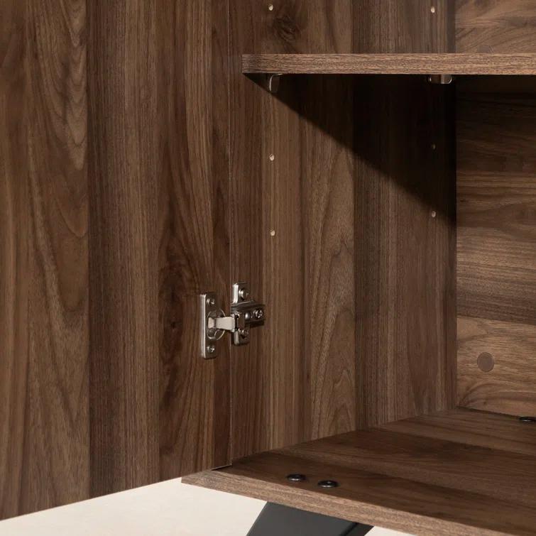 Helsy Bookcase with 2 Doors
