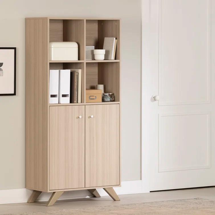 Helsy Bookcase with 2 Doors