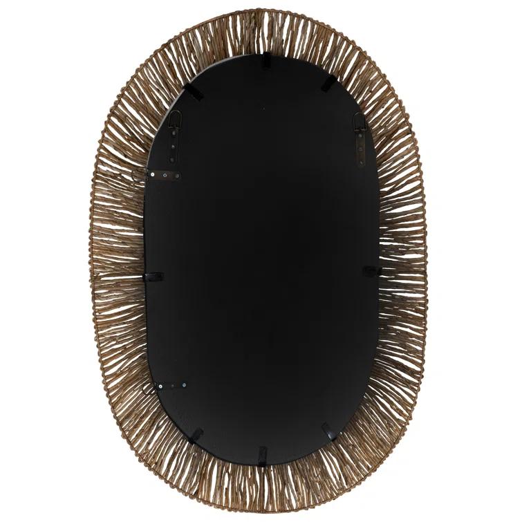 Itzayana Oval Mirror - Natural
