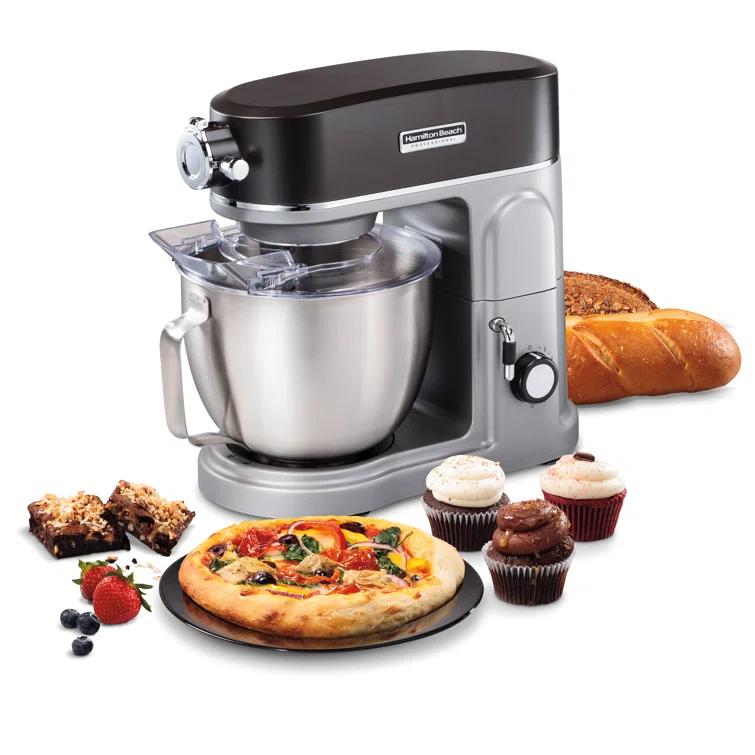 Hamilton Beach® Professional All-Metal Stand Mixer with Specialty Attachment Hub 5 Quart