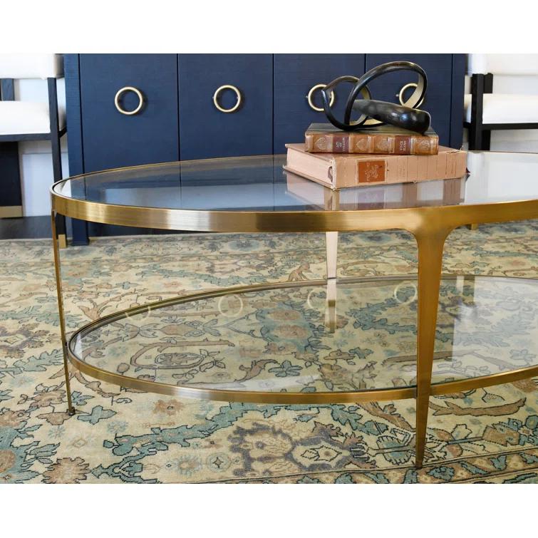 Brando Glass Top Coffee Table