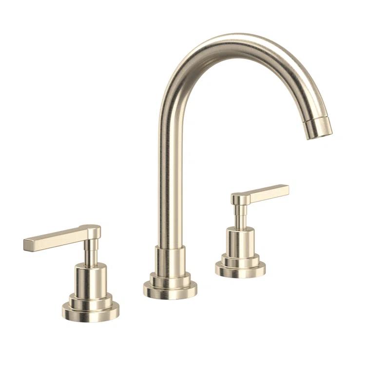 Lombardia Widespread Lavatory Faucet With C-Spout