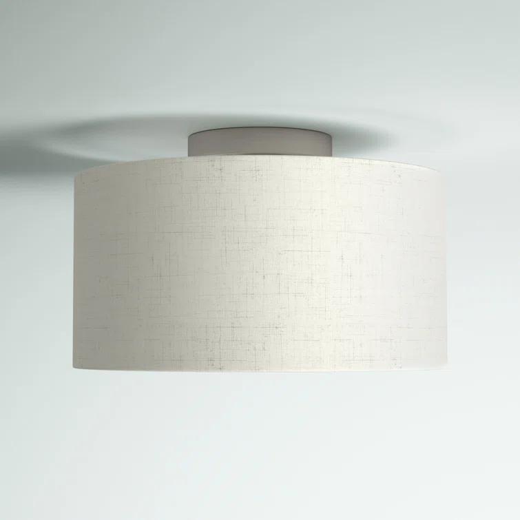 Zipcode Design™ Darian Fabric Semi Flush Mount
