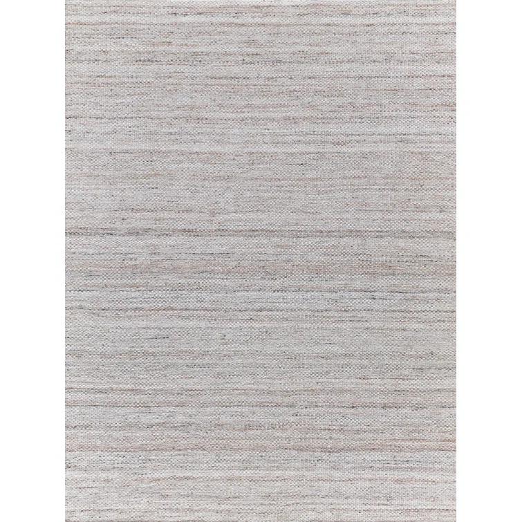 Loro Handmade Flatweave Light Beige Area Rug