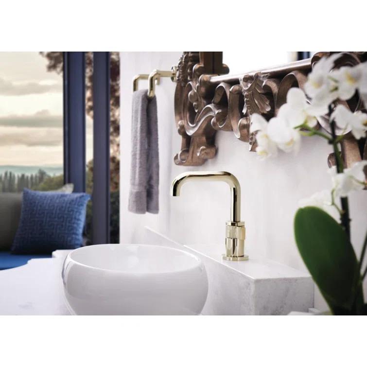 Polished Nickel Single Hole Modern Brass Faucet