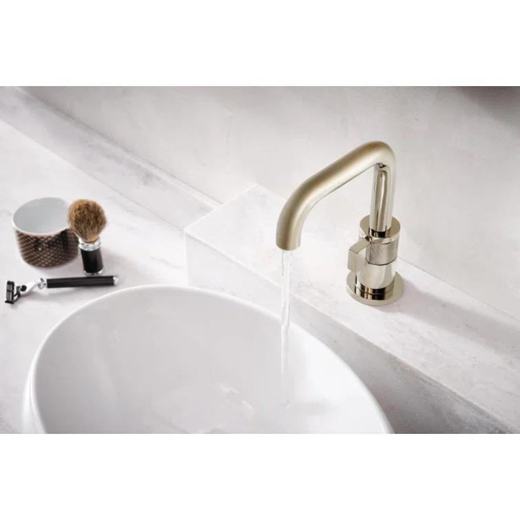 Polished Nickel Single Hole Modern Brass Faucet