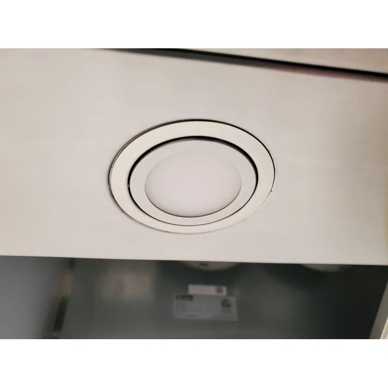 BRAVO KITCHEN 36" Steel 256 CFM Ducted (Vented) Under Cabinet Range Hood with Baffle Filter