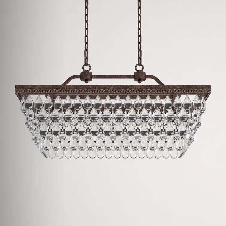 Danna 6 - Light Unique Tiered Chandelier