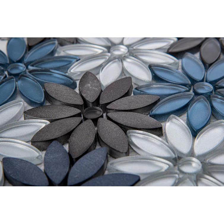 Fresh Novelty Flower Polished Natural Stones Wall & Floor Mosaic Tile
