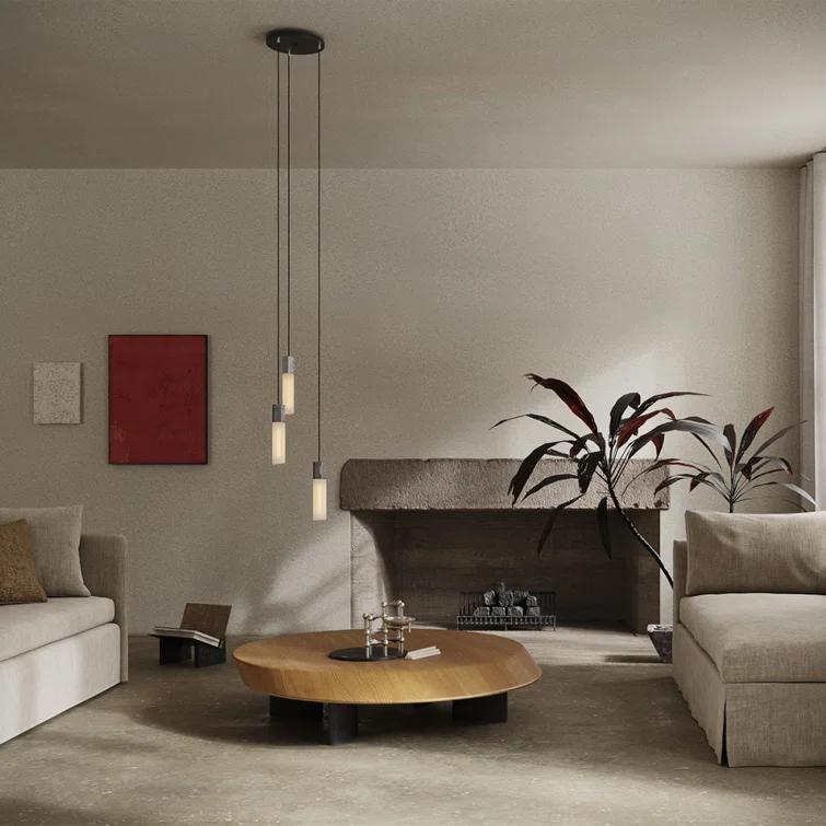 Tala Basalt 3 - Light Cluster Pendant