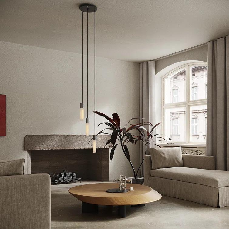 Tala Basalt 3 - Light Cluster Pendant