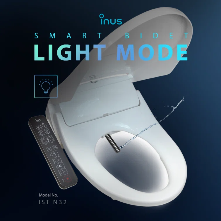 INUS Elongated Toilet Seat Bidet IST-N32