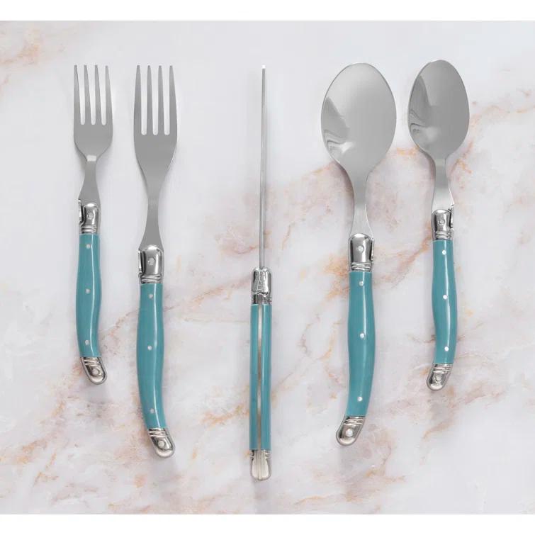 French Home French Home Laguiole 20 Piece Stainless Steel Flatware Set, Service for 4 (Set of 20)