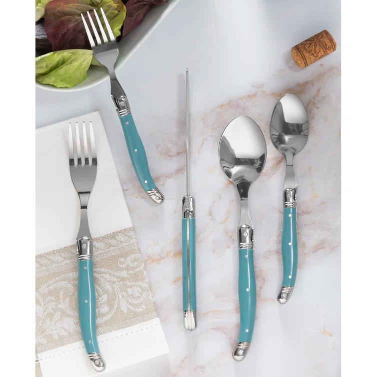 French Home French Home Laguiole 20 Piece Stainless Steel Flatware Set, Service for 4 (Set of 20)