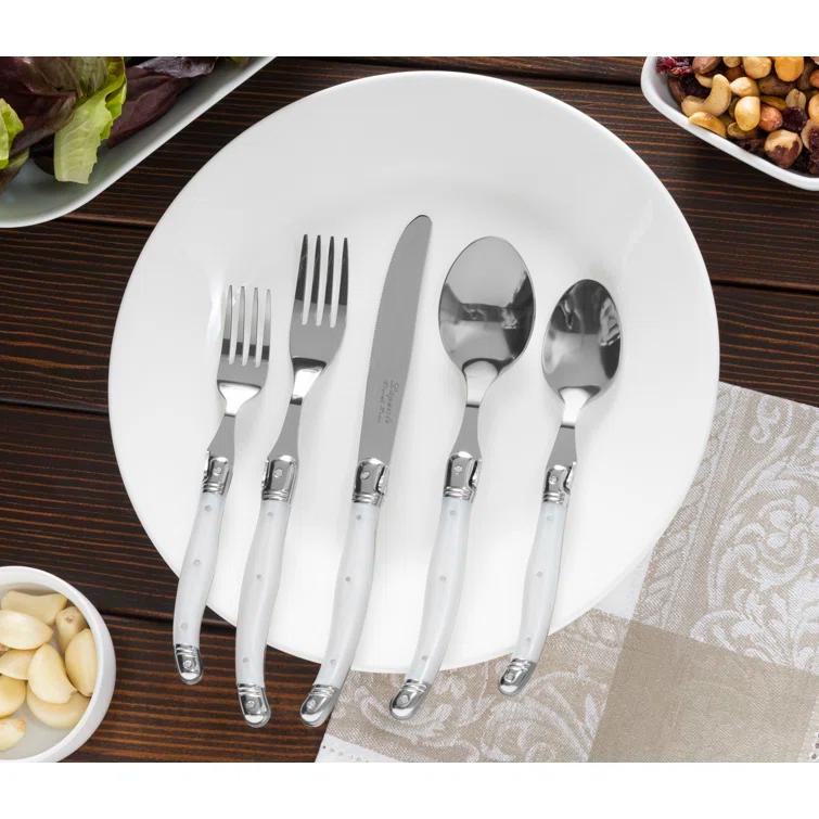 French Home French Home Laguiole 20 Piece Stainless Steel Flatware Set, Service for 4 (Set of 20)